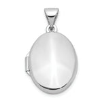 Load image into Gallery viewer, 14K White Gold Polished Locket 25x17mm
