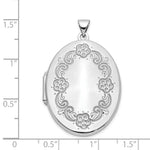 Load image into Gallery viewer, 14K White Gold Locket 42x32mm
