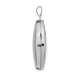 Load image into Gallery viewer, 14K White Gold Polished Domed Locket 34x26mm
