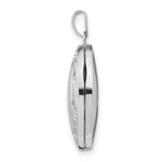 Load image into Gallery viewer, 14K White Gold Oval Locket 30x21mm
