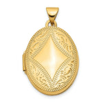 Load image into Gallery viewer, 14K Yellow Gold Oval Locket 30x21mm
