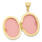 Load image into Gallery viewer, 14K Yellow Gold Footprints Locket 25x17mm
