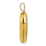 Load image into Gallery viewer, 14K Yellow Gold Scrolled Love you always Heart Locket 24x19mm
