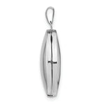 Load image into Gallery viewer, 14K White Gold Polished Oval Locket 30x21mm
