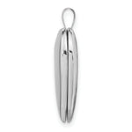Load image into Gallery viewer, 14K Yellow Gold 20mm White Gold Plain Polished Heart Locket 25x20mm
