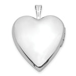 Load image into Gallery viewer, 14K Yellow Gold 20mm White Gold w/ Diamond Heart Locket 25x20mm
