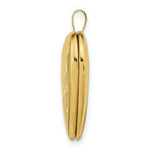 Load image into Gallery viewer, 14K Yellow Gold 20mm Side Swirl Heart Locket 25x20mm
