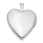 Load image into Gallery viewer, 14K White Gold 20mm Flower Vine Border Heart Locket 25x20mm
