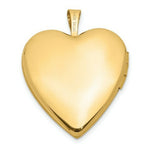 Load image into Gallery viewer, 14K Yellow Gold 20mm I Love You w/ Diamond Heart Locket 24x20mm

