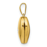 Load image into Gallery viewer, 14K Yellow Gold 12mm Heart with Diamond Locket 12x12mm
