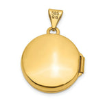 Load image into Gallery viewer, 14K Yellow Gold 16mm Round Locket with Scroll Design 16x16mm

