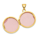 Load image into Gallery viewer, 14K Yellow Gold 16mm Round Locket with Scroll Design 16x16mm
