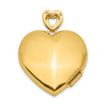 Load image into Gallery viewer, 14K Yellow Gold 24mm Heart w/Diamond Vintage Locket 24x25mm
