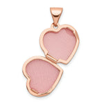 Load image into Gallery viewer, 14K Rose Gold w/Rhodium 12mm Heart Locket
