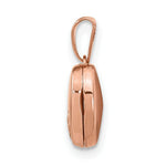Load image into Gallery viewer, 14K Rose Gold 10mm Floral Heart Locket
