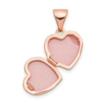 Load image into Gallery viewer, 14K Rose Gold 10mm Floral Heart Locket
