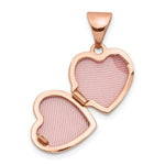 Load image into Gallery viewer, 14K Rose Gold Polished 10mm Heart-Shaped Scrolled Locket
