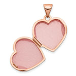 Load image into Gallery viewer, 14K Rose Gold 15mm Domed Heart Locket
