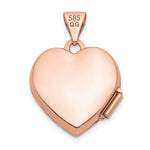Load image into Gallery viewer, 14K Rose Gold 15mm Heart Locket
