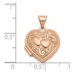 Load image into Gallery viewer, 14K Rose Gold 15mm Heart Locket
