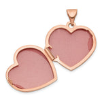 Load image into Gallery viewer, 14K Rose Gold 18mm Domed Heart Locket
