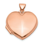 Load image into Gallery viewer, 14K Rose Gold 18mm Domed Heart Locket

