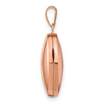 Load image into Gallery viewer, 14K Rose Gold 17mm Diamond Locket
