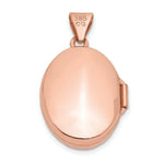 Load image into Gallery viewer, 14K Rose Gold 17mm Scroll Oval Locket
