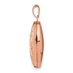 Load image into Gallery viewer, 14K Rose Gold 21mm Domed Oval Locket
