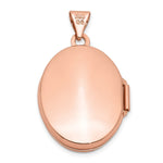 Load image into Gallery viewer, 14K Rose Gold 21mm Domed Oval Locket

