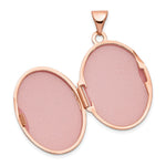Load image into Gallery viewer, 14K Rose Gold 21mm Domed Oval Locket
