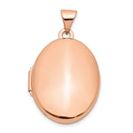 Load image into Gallery viewer, 14K Rose Gold Polished 21mm Oval Locket
