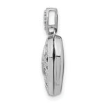 Load image into Gallery viewer, 14K White Gold 15mm Diamond Heart Locket
