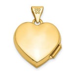 Load image into Gallery viewer, 14K Yellow Gold 15mm Heart Locket
