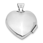 Load image into Gallery viewer, 14K White Gold 18mm Heart w/Tree Locket
