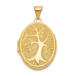 Load image into Gallery viewer, 14K Yellow Gold 21x16mm Oval Tree Locket
