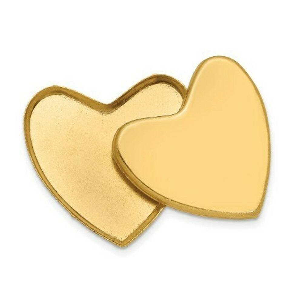 14k Yellow Gold 24mm with Dia. Star Design Ash Holder Heart Locket