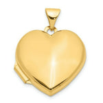 Load image into Gallery viewer, 14K Yellow Gold Plain Heart Locket 24x19mm
