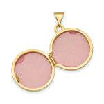 Load image into Gallery viewer, 14k Yellow Gold Polished Domed 16mm Round Locket
