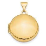 Load image into Gallery viewer, 14k Yellow Gold Polished Domed 16mm Round Locket
