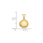 Load image into Gallery viewer, 14K Yellow Gold Polished Domed 10mm Round Locket
