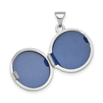 Load image into Gallery viewer, 14k White Gold Polished Domed 16mm Round Locket
