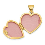 Load image into Gallery viewer, 14K Yellow Gold I Love You Heart Locket 21x15mm
