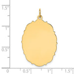 Load image into Gallery viewer, 14K Yellow Gold Plain .018 Gauge Engravable Disc Charm
