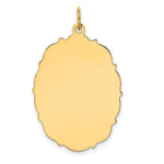 Load image into Gallery viewer, 14K Yellow Gold Plain .018 Gauge Engravable Disc Charm
