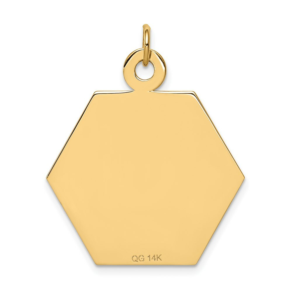 14K Yellow Gold Medical Jewelry Pendant