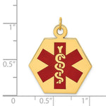 Load image into Gallery viewer, 14K Yellow Gold Medical Jewelry Pendant
