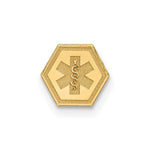 Load image into Gallery viewer, 14K Yellow Gold Non-enameled Attachable Medical Emblem Charm
