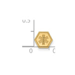 Load image into Gallery viewer, 14K Yellow Gold Non-enameled Attachable Medical Emblem Charm
