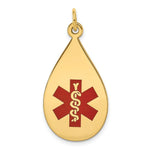 Load image into Gallery viewer, 14K Yellow Gold Medical Jewelry Pendant
